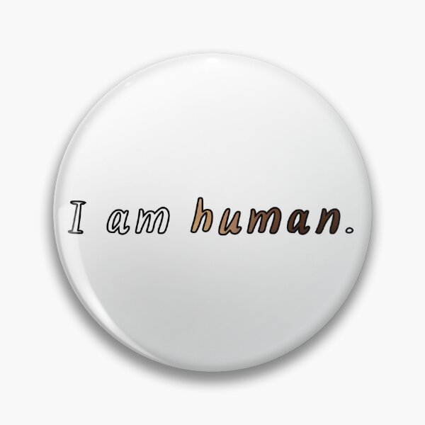 Item preview, I am human. designed and sold by aliartthings.