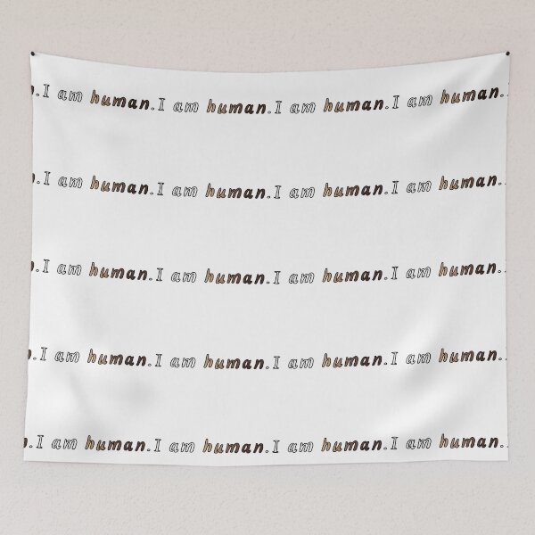 Item preview, I am human. designed and sold by aliartthings.