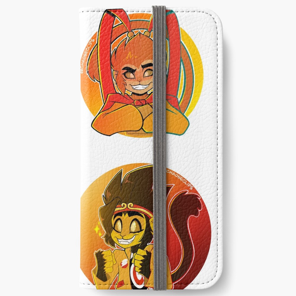 Monkie Trio Iphone Wallet By Chaoseclips Redbubble