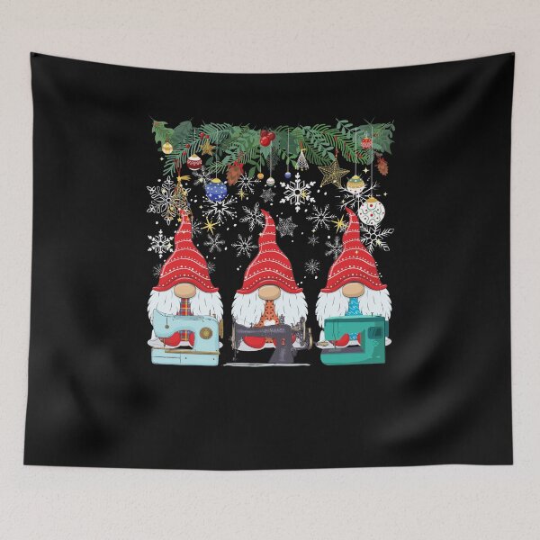 Item preview, Sewing Gnomes Quilting Gnomies Xmas designed and sold by roxy7922.