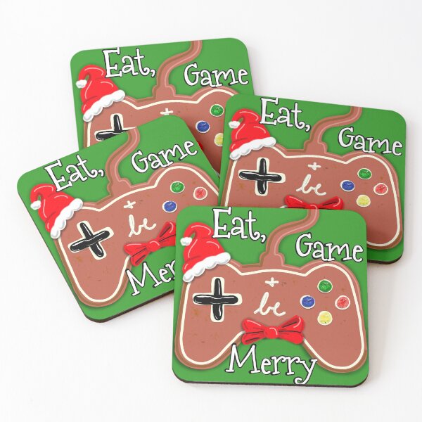 Item preview, Eat, Game and Be Merry designed and sold by NerdGlasses128.
