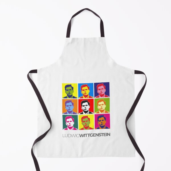 Item preview, Ludwig Wittgenstein pop-art poster portrait designed and sold by CMYKStudio.