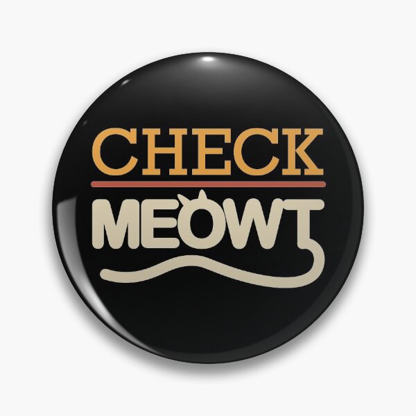 Item preview, Check Meowt | Funny Cat Meme Satire designed and sold by GravitiTees.