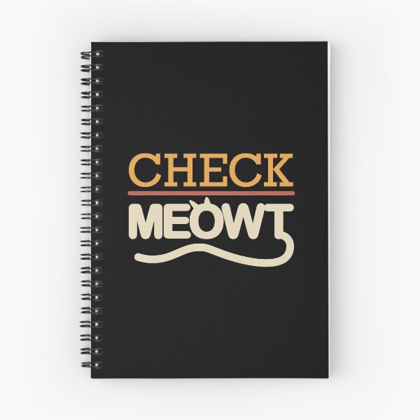 Item preview, Check Meowt | Funny Cat Meme Satire designed and sold by GravitiTees.