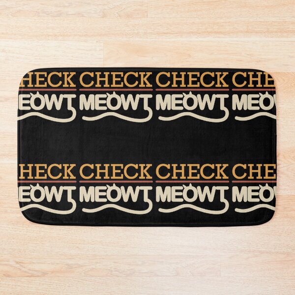 Item preview, Check Meowt | Funny Cat Meme Satire designed and sold by GravitiTees.