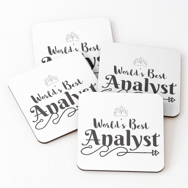 Item preview, World's Best Analyst designed and sold by 4AllTimes.