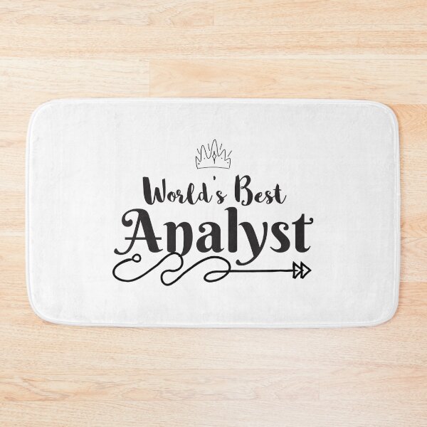 Item preview, World's Best Analyst designed and sold by 4AllTimes.