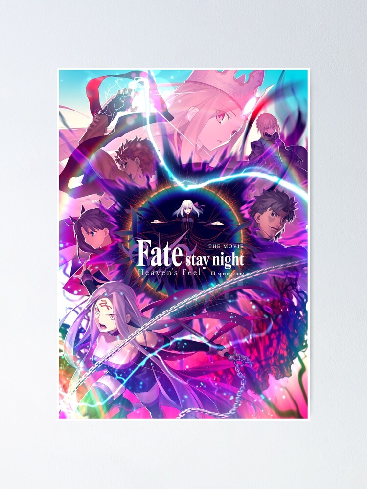 Fate Stay Night Heaven S Feel 3 Poster By Markmh Redbubble