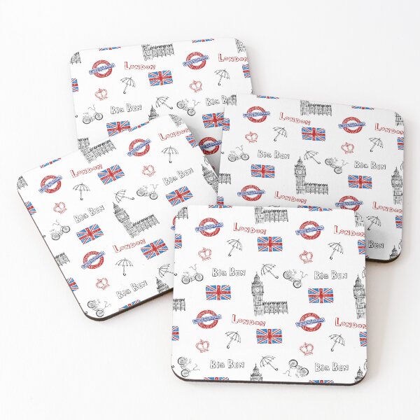 Item preview, London icons pattern designed and sold by edleon.