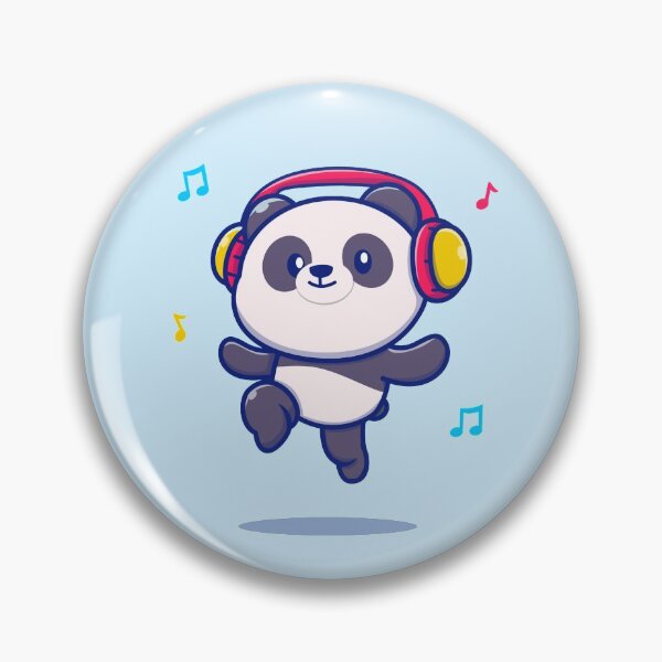 Item preview, Cute Panda Listening To Music Collection designed and sold by artPS.