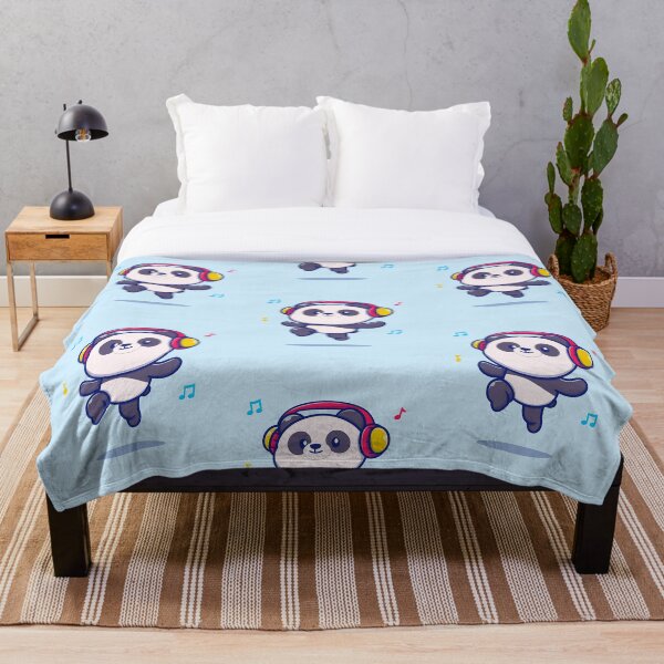 Item preview, Cute Panda Listening To Music Collection designed and sold by artPS.