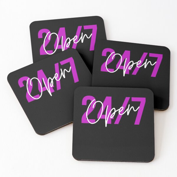 Item preview, Open 24/7 funny single birthday humor designed and sold by joozybart.