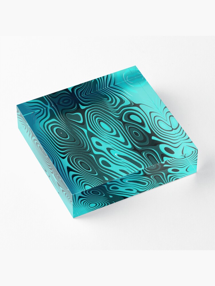 Alternate view of Psychedelic art. Art movement Acrylic Block