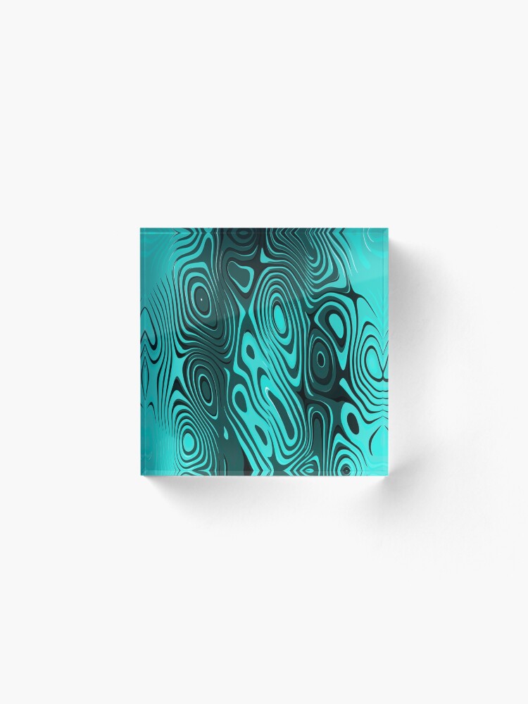 Alternate view of Psychedelic art. Art movement Acrylic Block