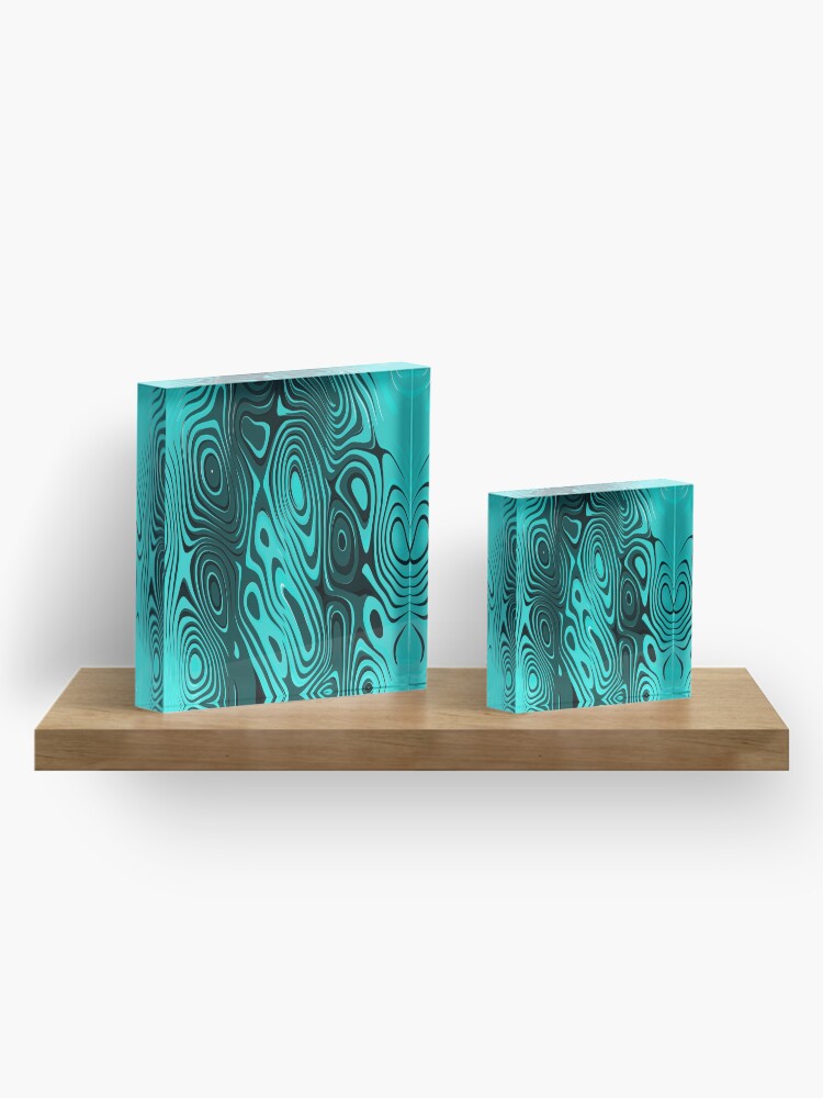 Alternate view of Psychedelic art. Art movement Acrylic Block