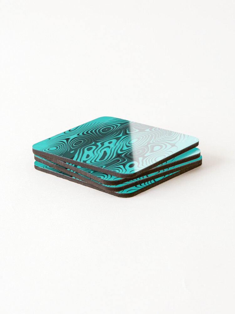 Alternate view of Psychedelic art. Art movement Coasters (Set of 4)