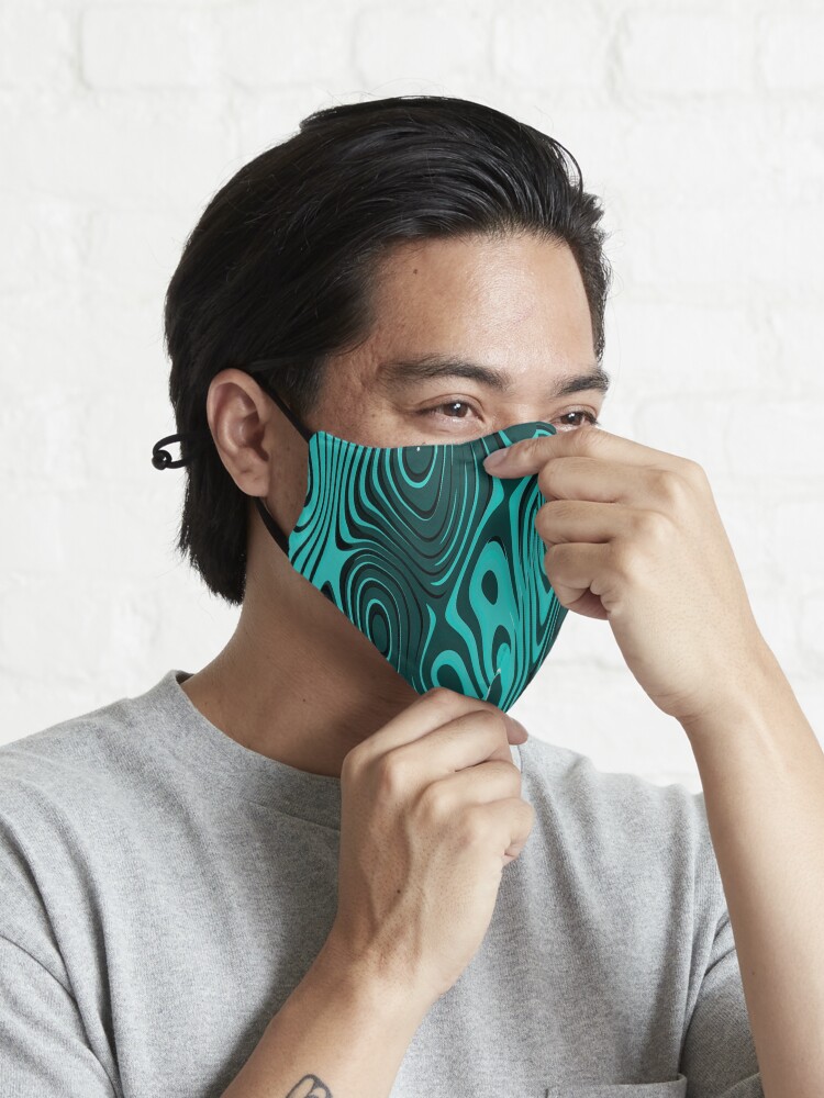 Alternate view of Psychedelic art. Art movement Mask