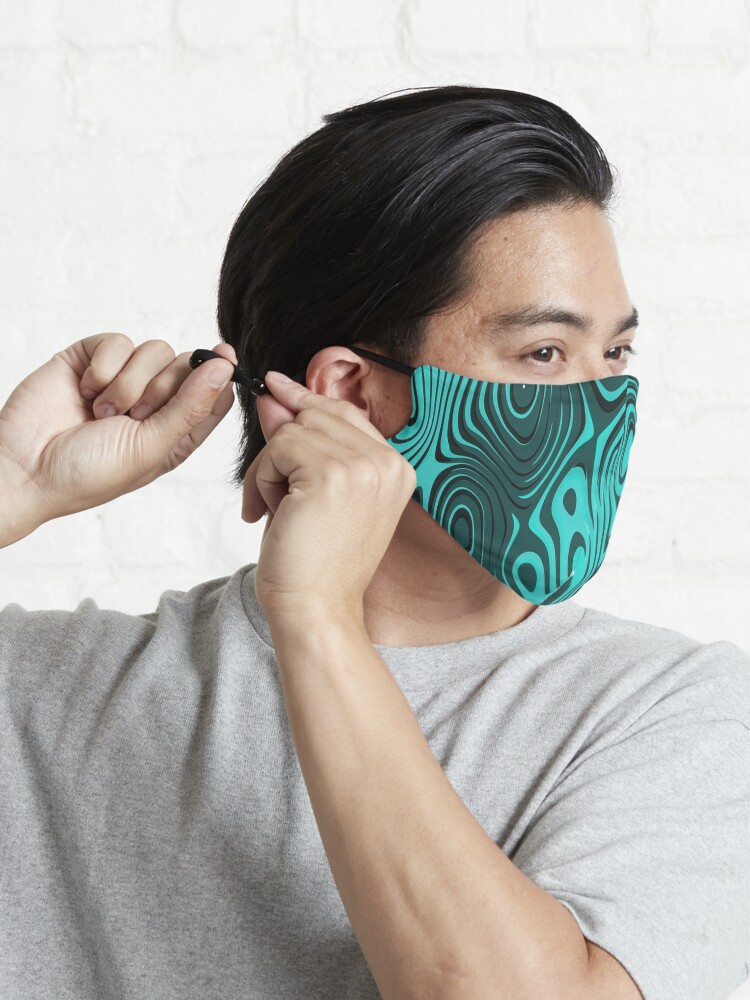 Alternate view of Psychedelic art. Art movement Mask