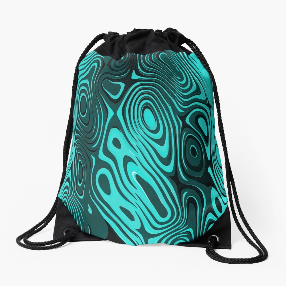 Psychedelic art. Art movement Drawstring Bag