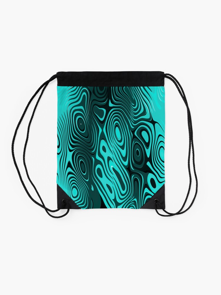 Alternate view of Psychedelic art. Art movement Drawstring Bag