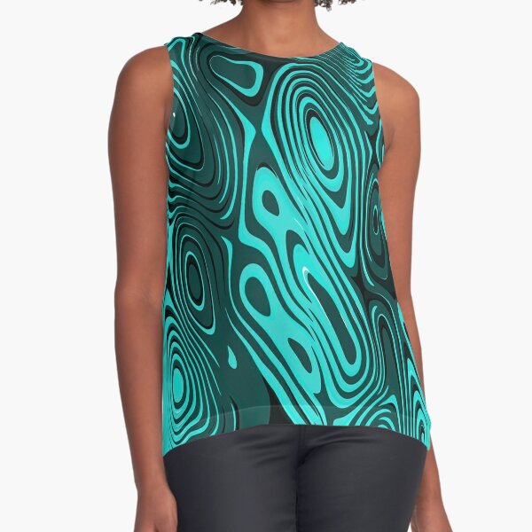 Psychedelic art. Art movement Sleeveless Top