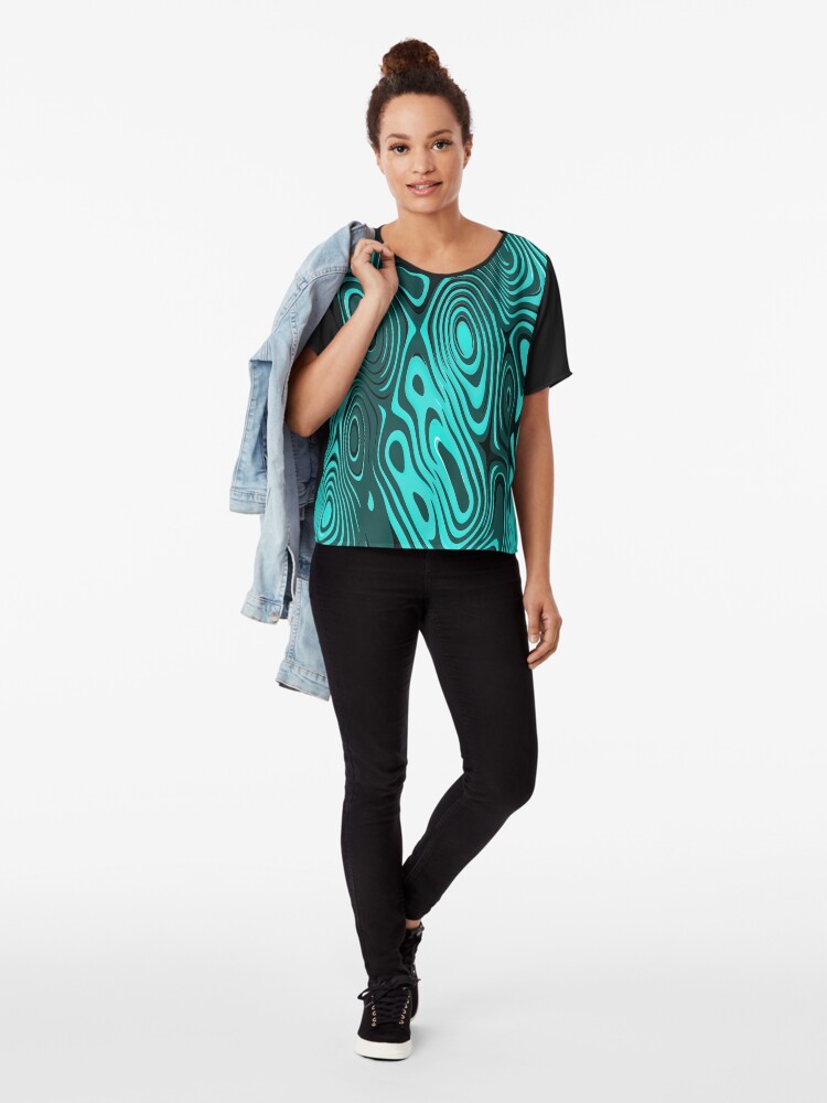 Alternate view of Psychedelic art. Art movement Chiffon Top