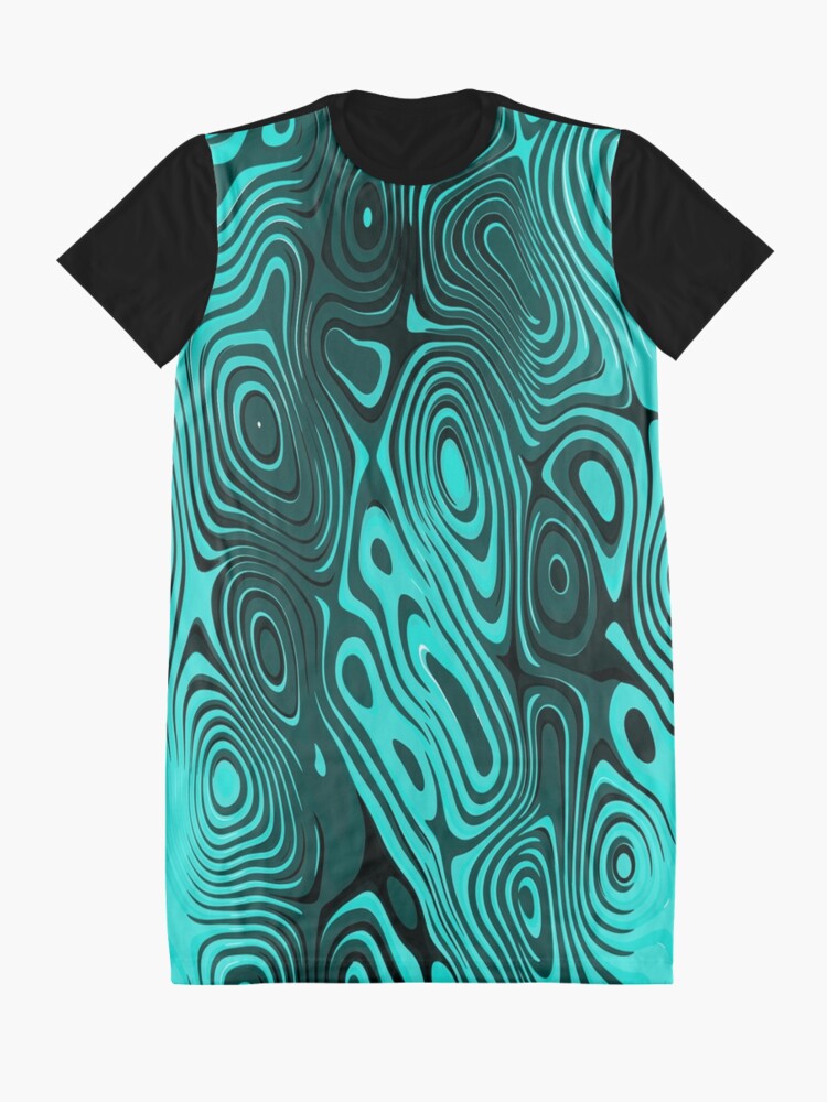 Alternate view of Psychedelic art. Art movement Graphic T-Shirt Dress