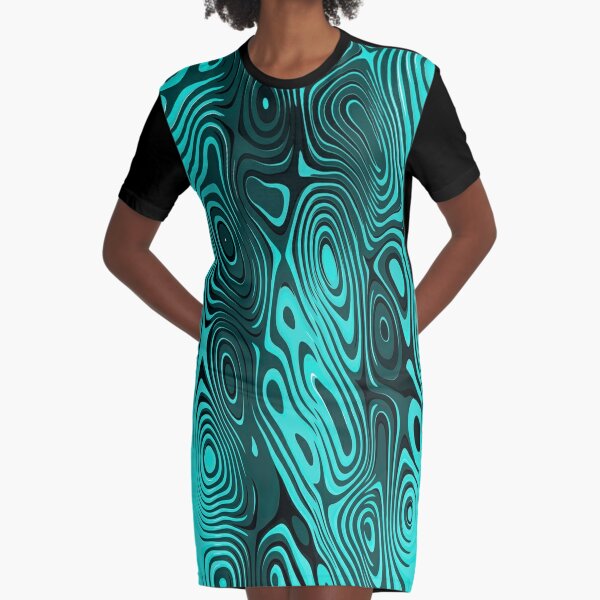 Psychedelic art. Art movement Graphic T-Shirt Dress