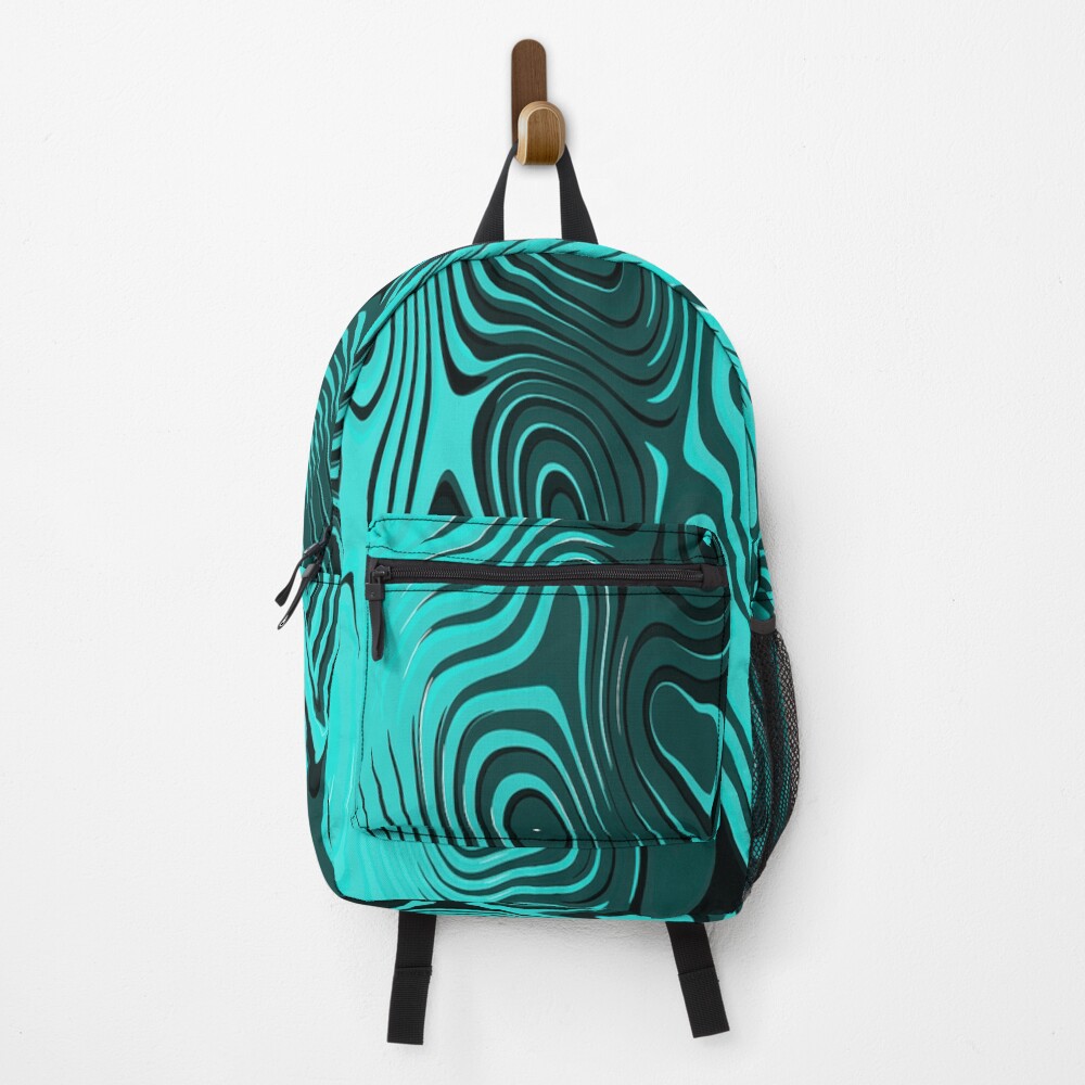 Psychedelic art. Art movement Backpack