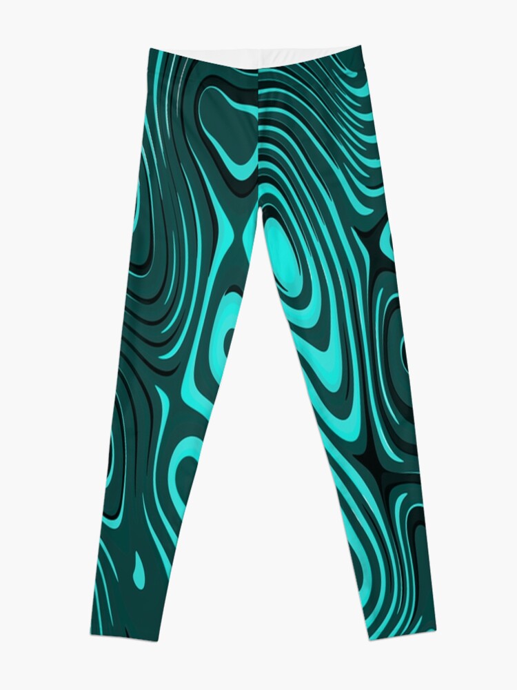 Alternate view of Psychedelic art. Art movement Leggings
