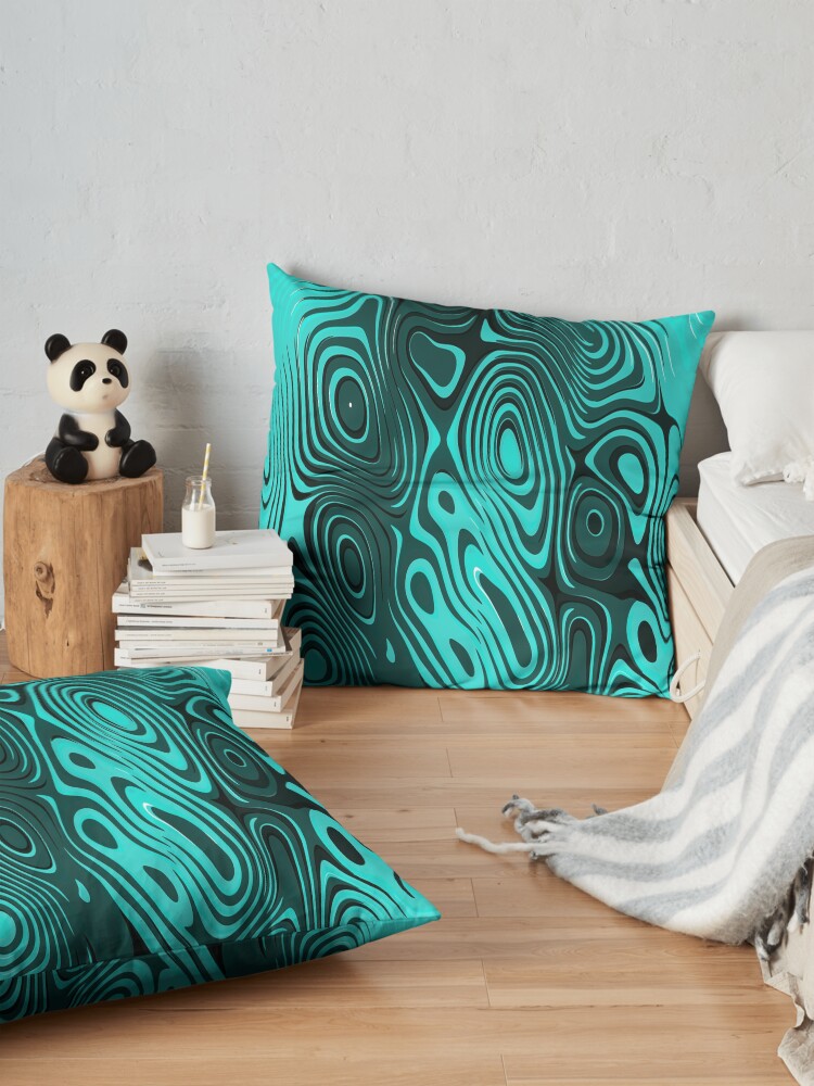 Alternate view of Psychedelic art. Art movement Floor Pillow