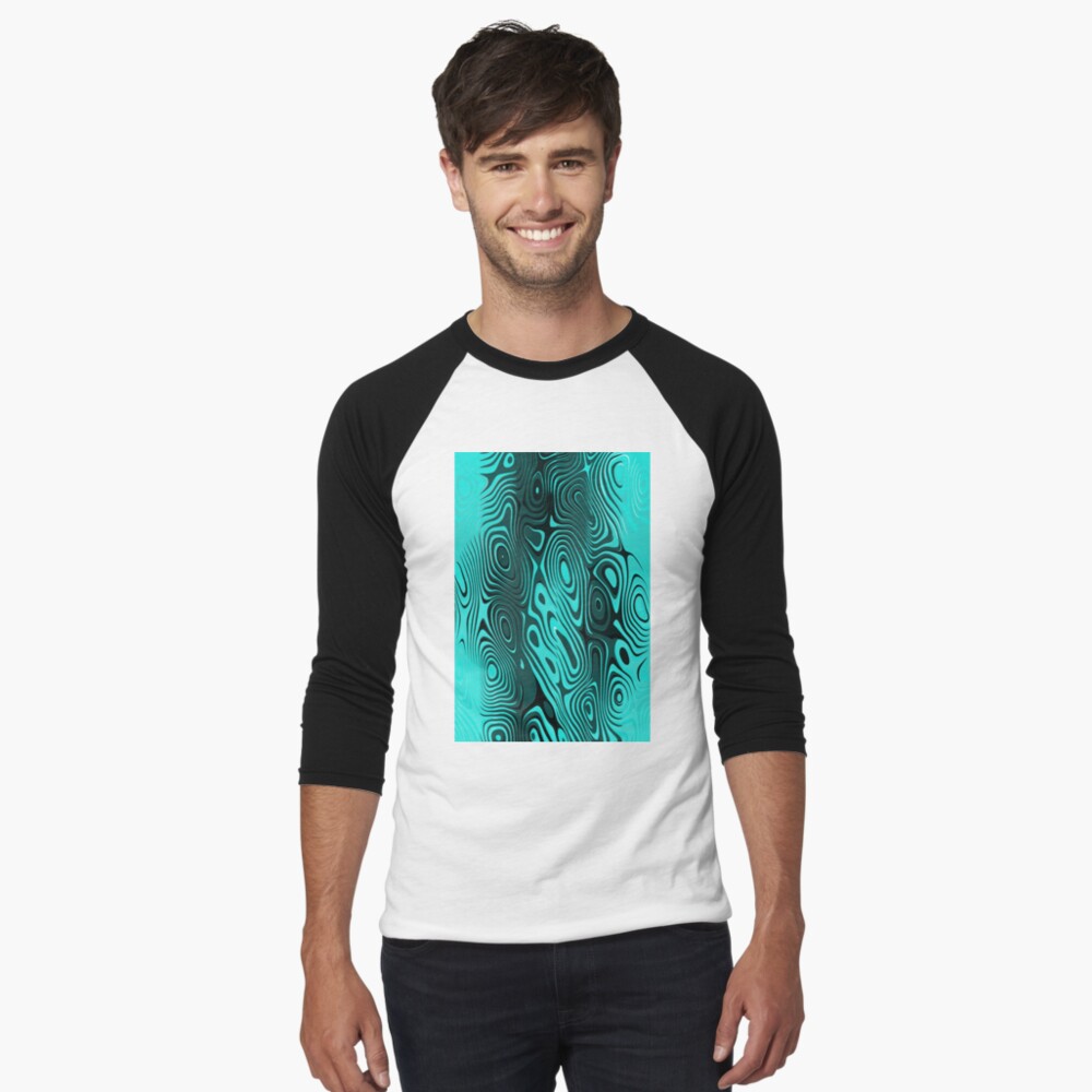 Psychedelic art. Art movement Baseball ¾ Sleeve T-Shirt