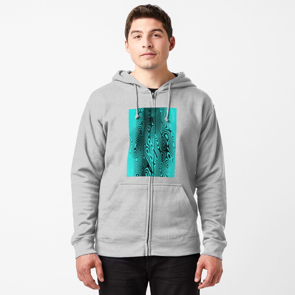 Psychedelic art. Art movement Zipped Hoodie