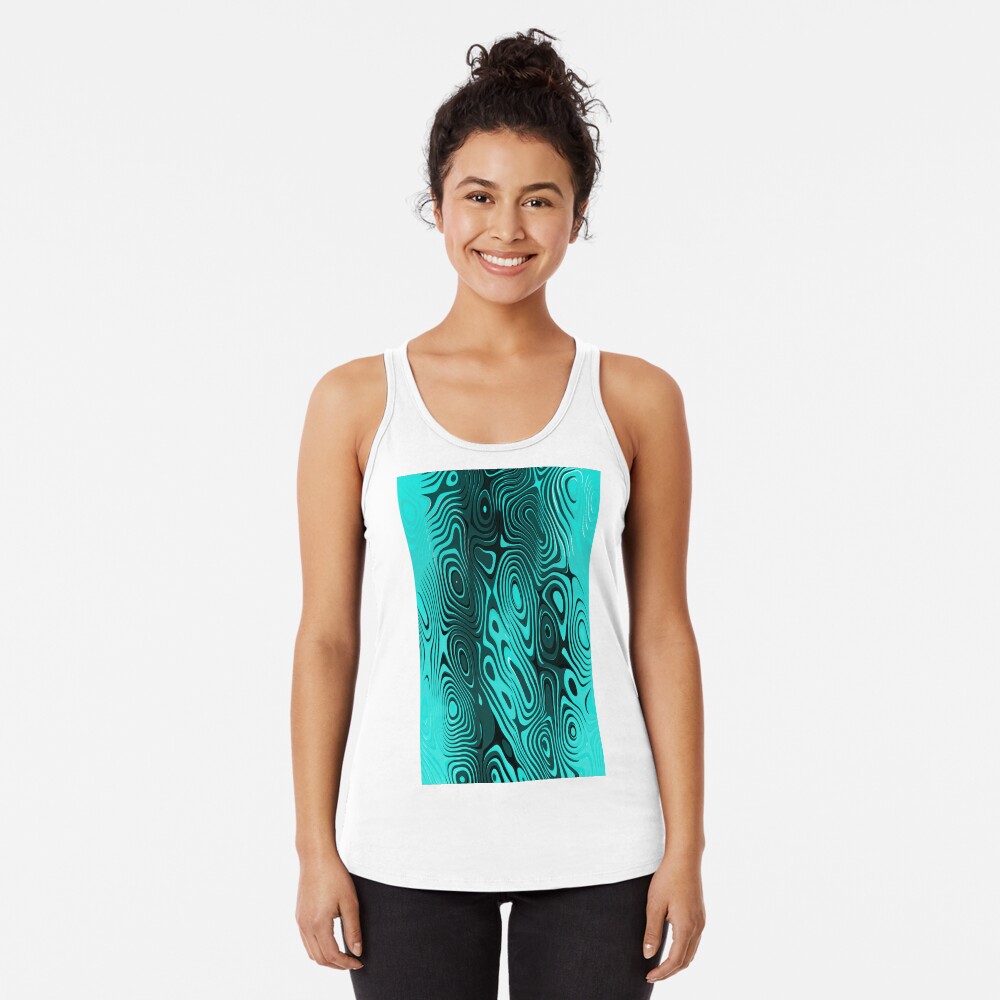 Psychedelic art. Art movement Racerback Tank Top