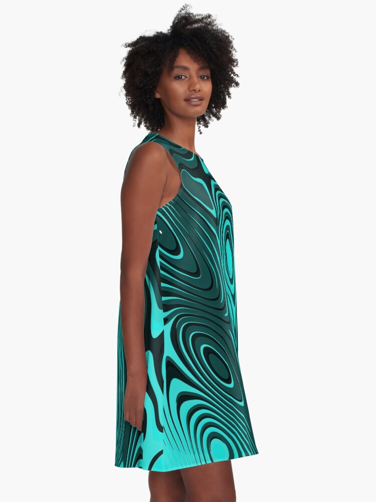 Alternate view of Psychedelic art. Art movement A-Line Dress