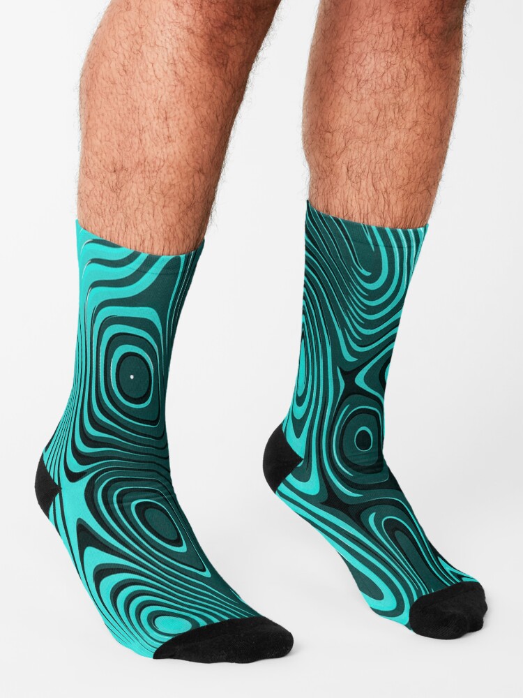 Alternate view of Psychedelic art. Art movement Socks