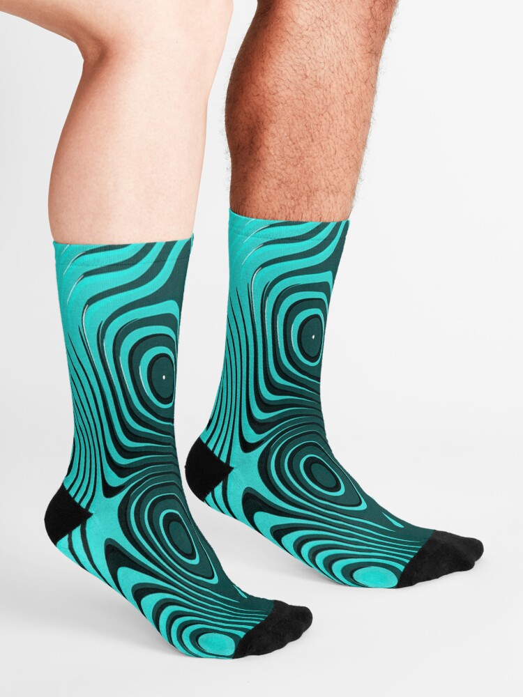 Alternate view of Psychedelic art. Art movement Socks