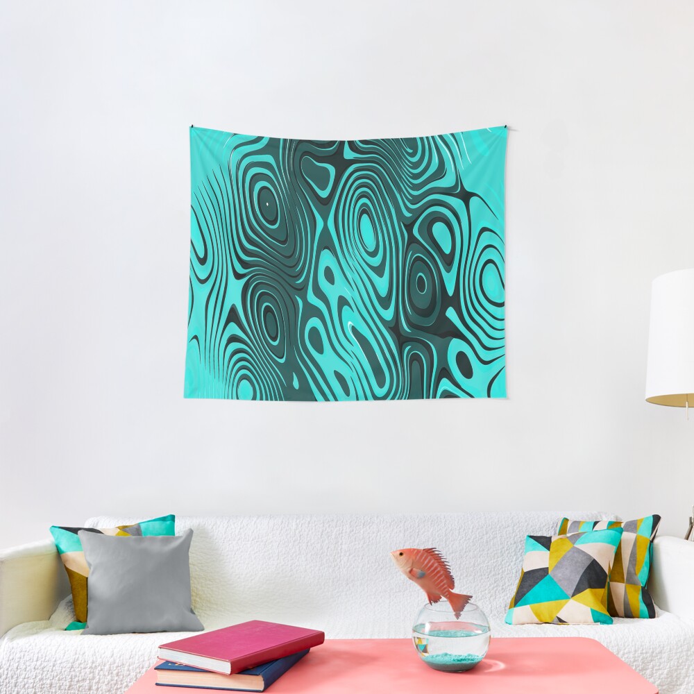 Psychedelic art. Art movement Tapestry