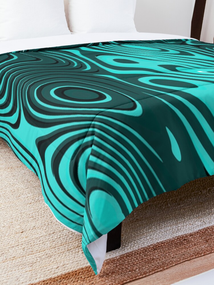 Alternate view of Psychedelic art. Art movement Comforter
