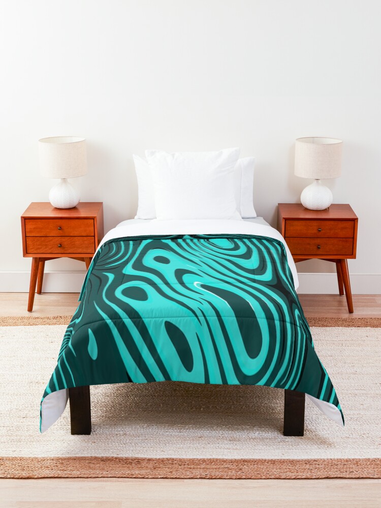 Alternate view of Psychedelic art. Art movement Comforter