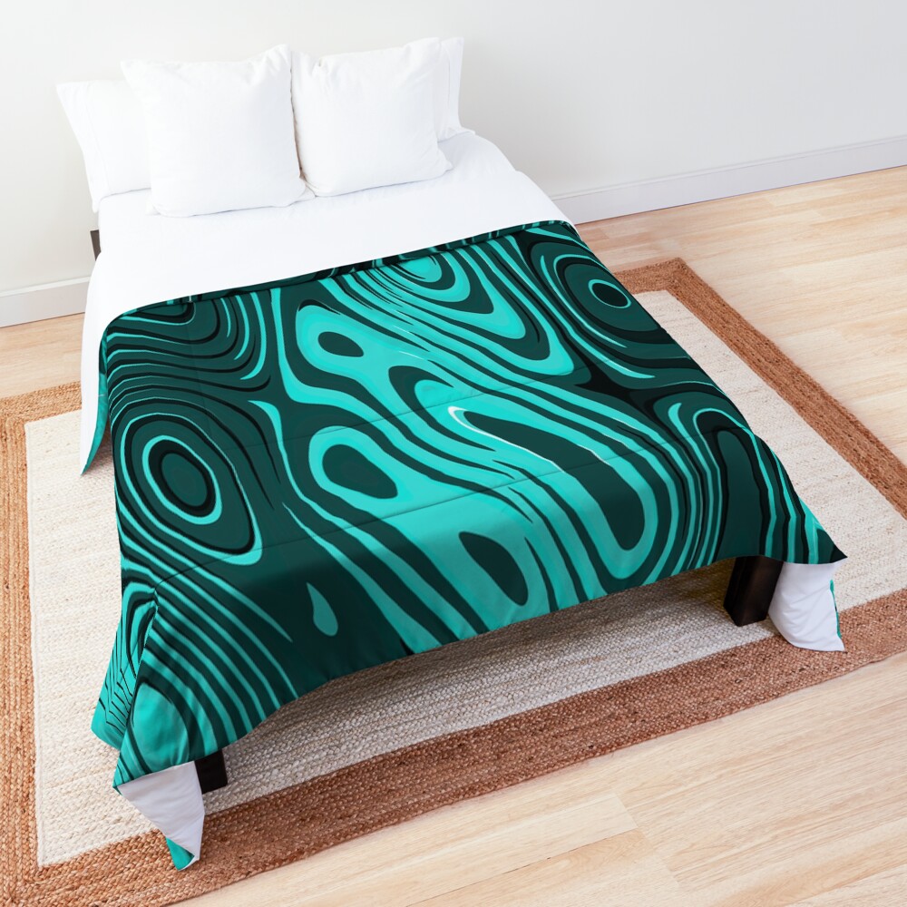 Psychedelic art. Art movement Comforter