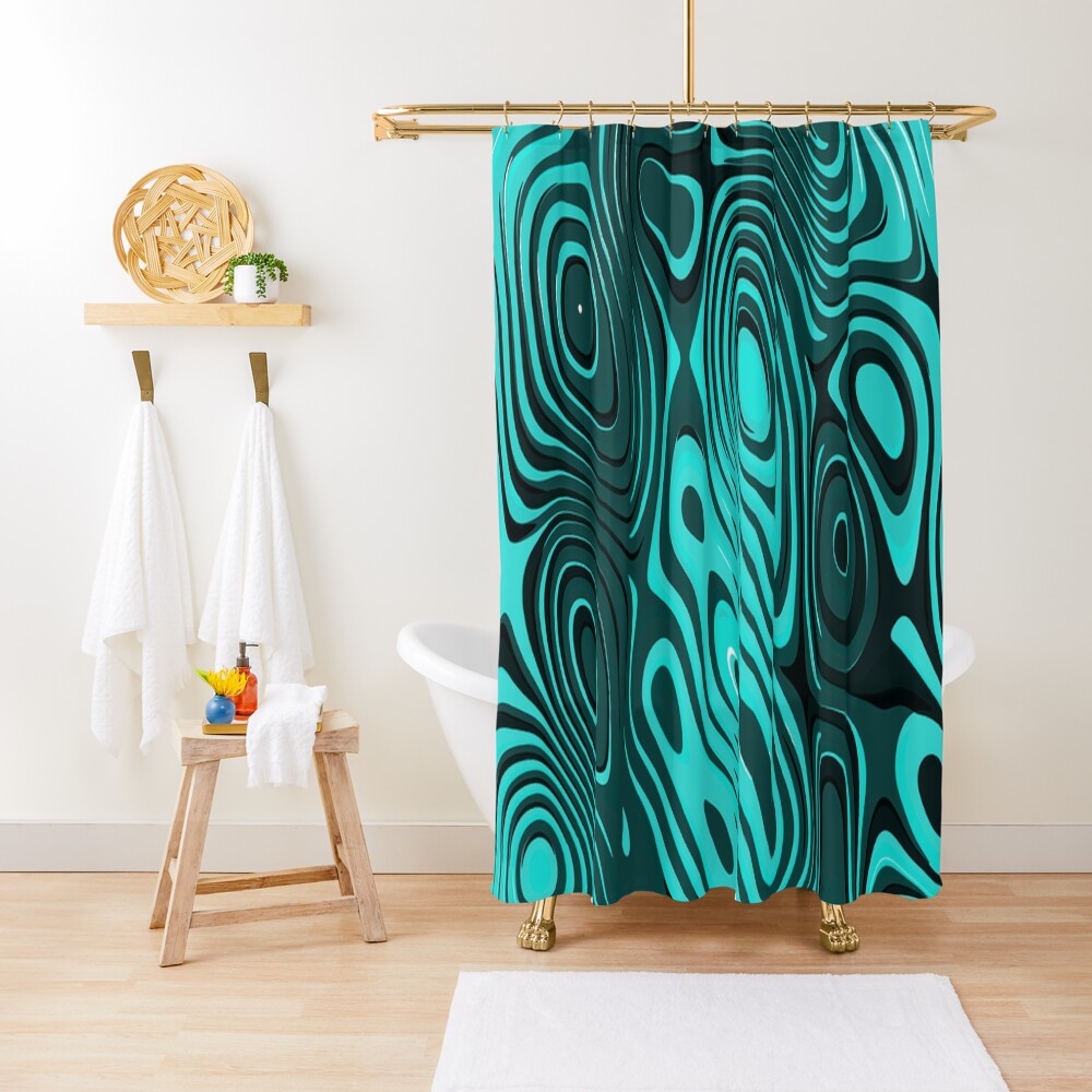 Psychedelic art. Art movement Shower Curtain