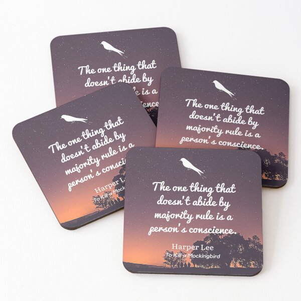 Item preview, To Kill A Mockingbird - The One Thing That Doesn't Abide By Majority Rule Is A Person's Conscience designed and sold by BeakHouse.