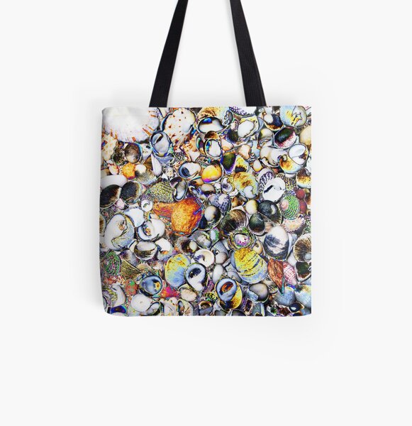 Shells Photography All Over Print Tote Bag