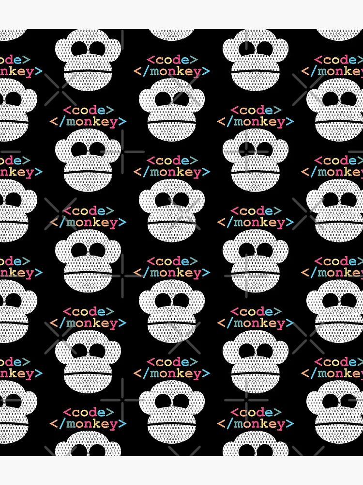 Thumbnail 3 of 3, Backpack, Code Monkey Developer Data designed and sold by d247.
