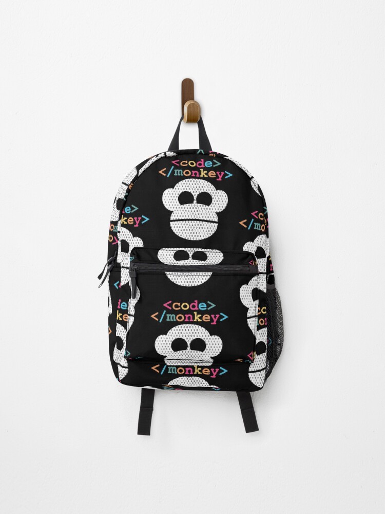 Thumbnail 1 of 3, Backpack, Code Monkey Developer Data designed and sold by d247.