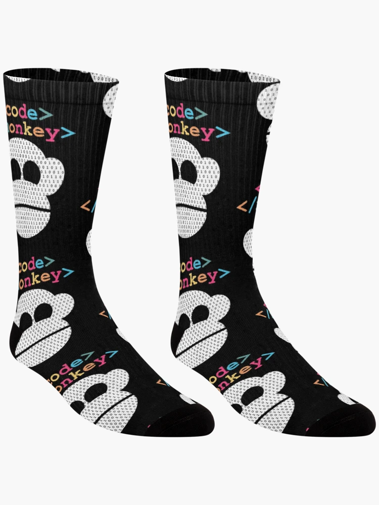 Thumbnail 3 of 5, Socks, Code Monkey Developer Data designed and sold by d247.