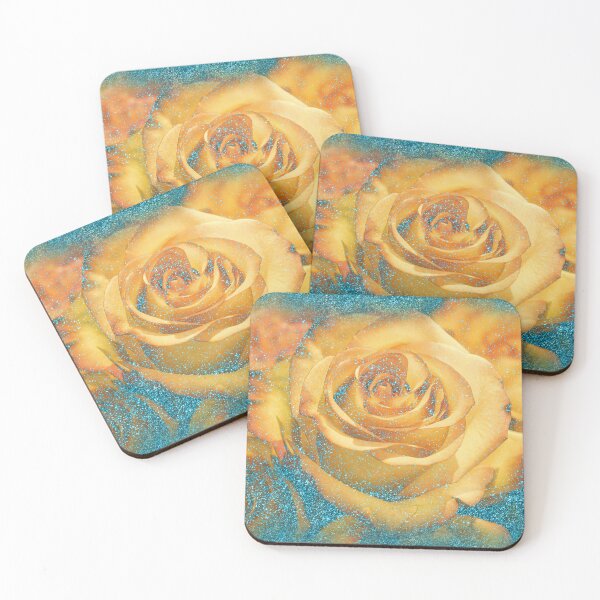 Item preview, Vintage floral pattern with yellow roses designed and sold by Xarah.