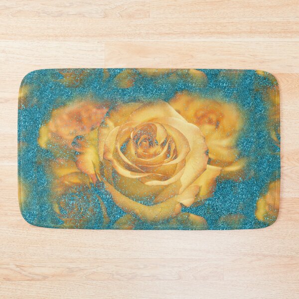 Item preview, Vintage floral pattern with yellow roses designed and sold by Xarah.