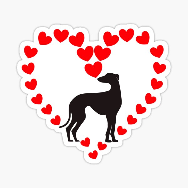 Item preview, I Love Greyhounds designed and sold by GreytGraphicals.